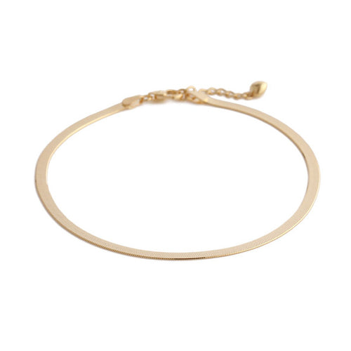 AirbnbGold 14K 3mm Snake Chain Bracelet IRA33551