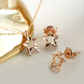 AirbnbGold 14K MilkyWay Star Diamond Jewelry Set NPS29291
