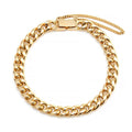 bnbgold 14K bold rounding curb chain bracelet IRB27357