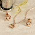 bnbgold 14k star wire jewelry set NPS29276