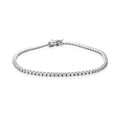 14K Gold Square Prong Setting Tennis Bracelet 1.75mm GTB38227