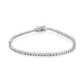 14K Gold Square Prong Setting Tennis Bracelet 2mm GTB38228