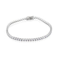 14K Gold Tennis Bracelet Square Prong Setting 2.5mm GTB38229