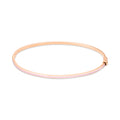AirbnbGold 14K Simple Slim Pink Epoxy Bangle JNB27499