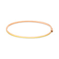 VNBI Gold 14K Simple Slim Yellow Epoxy Bangle JNB27500