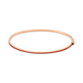 AirbnbGold 14K Simple Slim Red Epoxy Bracelet JNB27502