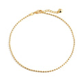 AirbnbGold 14K Simple Cutting Bracelet Chain IRA28121