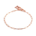 AirbnbGold 5月最佳 14K Initial H Clip Chain Bracelet JNB28563