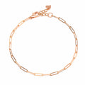 AirbnbGold 5月最佳 14K Simple Layered 0.7mm Clip Chain Bracelet IRB29491