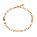 AirbnbGold 14K Simple Layered 2mm Clip Chain Bracelet IRB29495