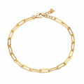 BnbGold 14K Simple Layered 2mm Clip Chain Bracelet IRB29536