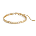 AirbnbGold 14K Cut팅 Link Chain Bracelet PNB5241