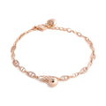 AirbnbGold 14K Cubic Sapphire Diamond Chain Bracelet JNB20639
