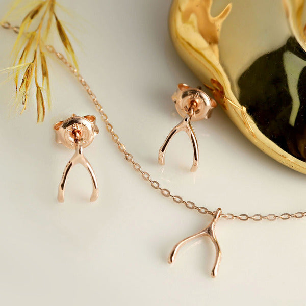 bnbgold 14K luck wish jewelry set NPS29306