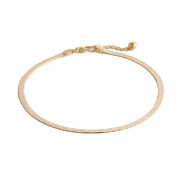 BnbGold 18K 3mm Snake Chain Bracelet IRA33551
