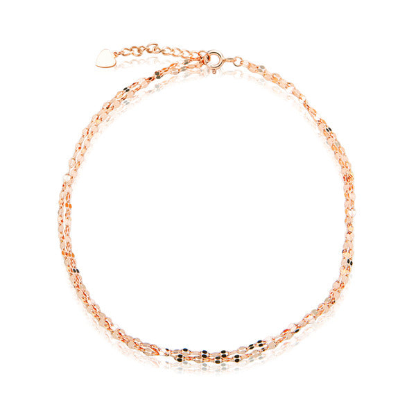 AirbnbGold 14K bed chain two lines M IRA38265