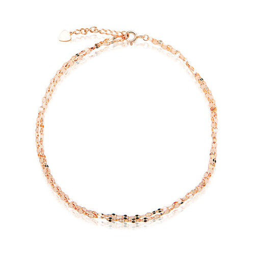 AirbnbGold 14K bed chain two lines M IRA38265