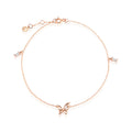 AirbnbGold 14K birthstone butterfly cubic ring SCA38270