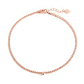AirbnbGold 18K two-line flat round chain ring IRA28125