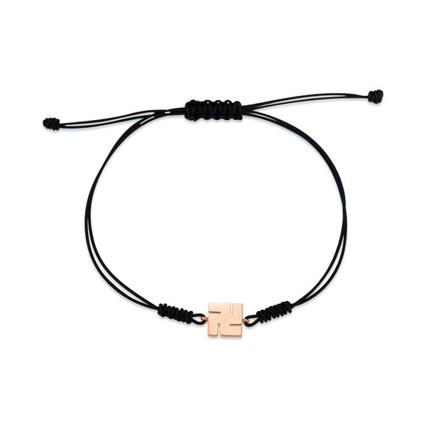 bnbGold 14K religious one-size silk string black finger accessory PNB35770