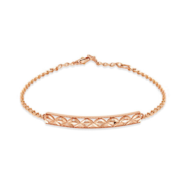 BnBGold 14K Cut Bold Bardot Chain Bracelet NPB40200