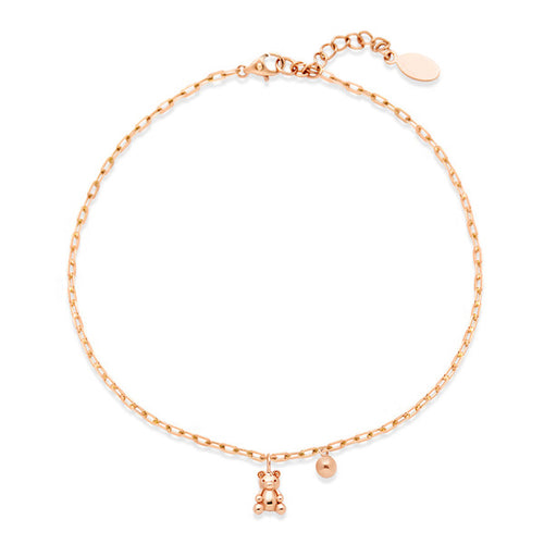 AirbnbGold 14K Gold Bunny Pendant Bracelet NPA40216