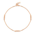 AirbnbGold 18K milgrain cutted ball hammered chain ring NPA40214