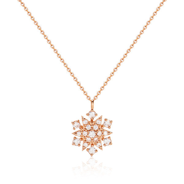 BnBGold 14K Crystal Bright Cubic Chain Necklace MNN40230