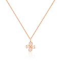 VNBI Gold 14K Daisy Flower Chain Necklace MNN40232