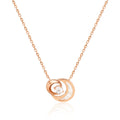 B&B Gold 14K Crescent Moon Mother-of-Pearl Point Chain Necklace MNN40238