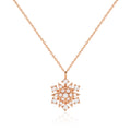 BNB Gold 18K Crystal Bright Cubic Chain Necklace MNN40230