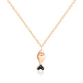 bnbgold 18k cubic fish pendant SNN40604