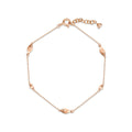 VNBI Gold 14K Cute Fish Heart Bracelet MNB40592