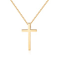 BNBGold 14K Simple Minza Cross Pendant S NPP40638