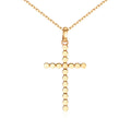 B&B Gold 14K Round Unit Cross Pendant L NPP40639