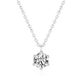 18K Gold Front 7.5mm Woven Diamond Necklace NPN40878