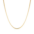 AirbnbGold 5月最佳 18K 镀金 1.4mm 绿蛇链项链 IRN40649