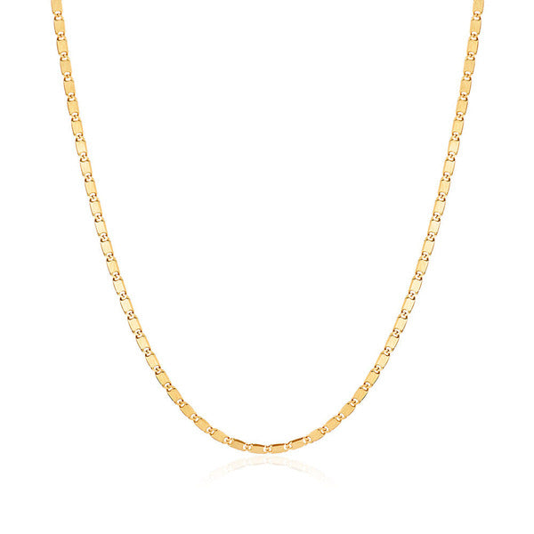 B&B Gold 18K Mademoiselle 2.3mm Link Chain Necklace IRN40653