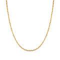 B&B Gold 18K Glam 1.8mm Twist Italian Chain Necklace IRN40658