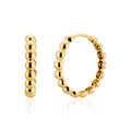 AirbnbGold 18K Volume Candyball OneTouch Earring Pair XL PNE40663