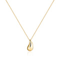 AirbnbGold 18K Volumetric Waterdrop Drop Chain Necklace MTN40682
