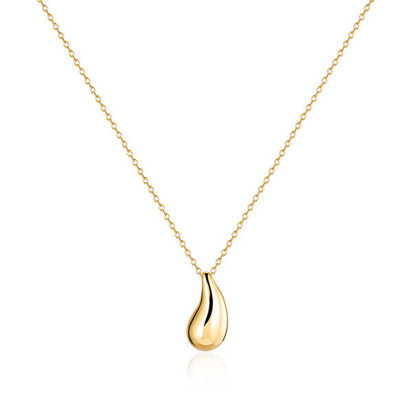 AirbnbGold 18K Volumetric Waterdrop Drop Chain Necklace MTN40682