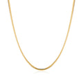 AirbnbGold 14K Glossy 2mm Snake Chain Necklace IRN40650