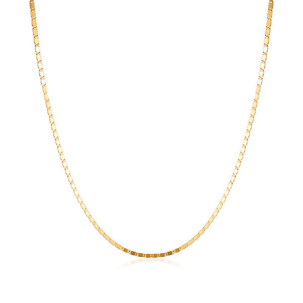 AirbnbGold 14K Mademoiselle 1.3mm Link Chain Necklace IRN40651