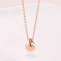 AirbnbGold 18K Tearing Water Droplet Gold Ball Chain Necklace JNN40946