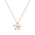 BNB Gold May Best 18K Blueume Twinkle Flower Chain Necklace MNN41021