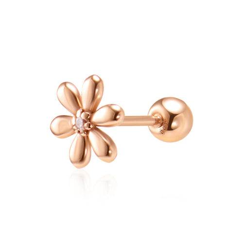 AirbnbGold 14K BlueMe Tiny Daisy Piercing One Side SNE41043
