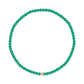 BnBGold 14K petite cutting ball green onyx wish bracelet CHB41119