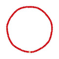 BnbGold 14K petite cutting ball coral wish bracelet CHB41117