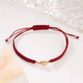 BnbGold 14K Lotert Cut Fish Silk String Bracelet PNB41905